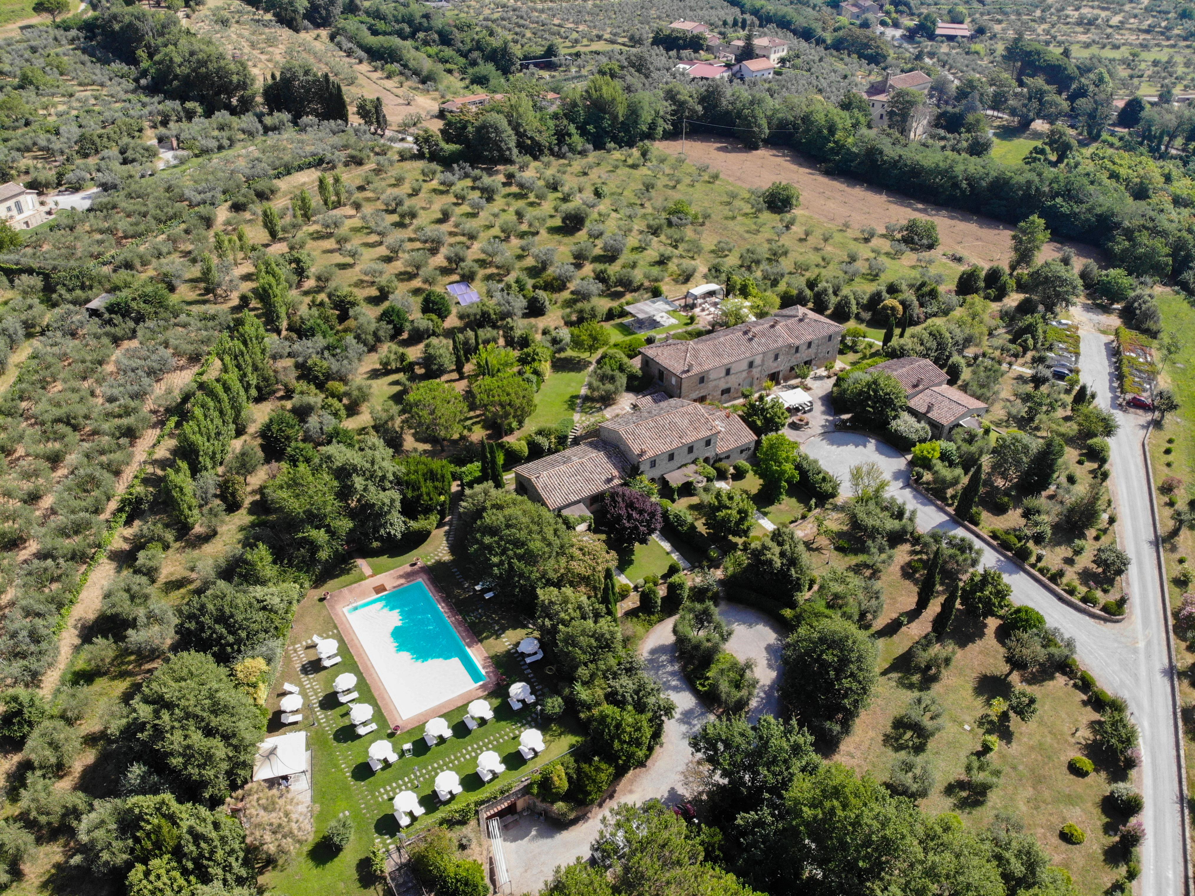 קורטונה Villa Borgo San Pietro מראה חיצוני תמונה
